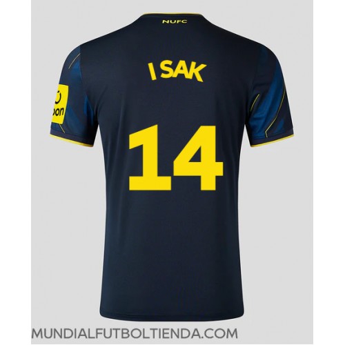 Camiseta Newcastle United Alexander Isak #14 Tercera Equipación Replica 2023-24 mangas cortas